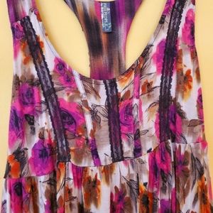 Free People floral tunic